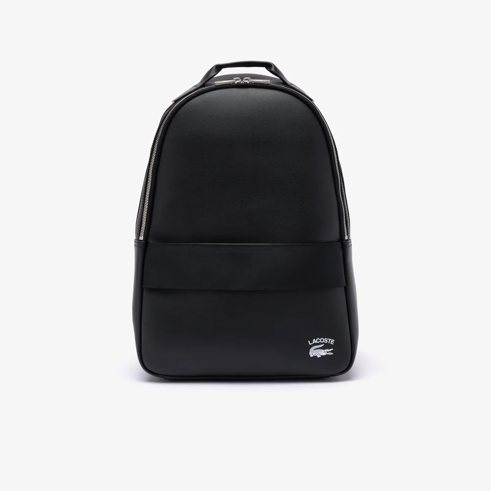 Lacoste Practice Coated Leather Backpack