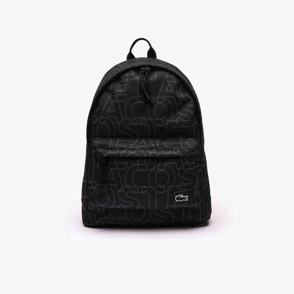 Ba Lô Lacoste Nam The Blend Chất Liệu Canvas Hoạ Tiết Monogram