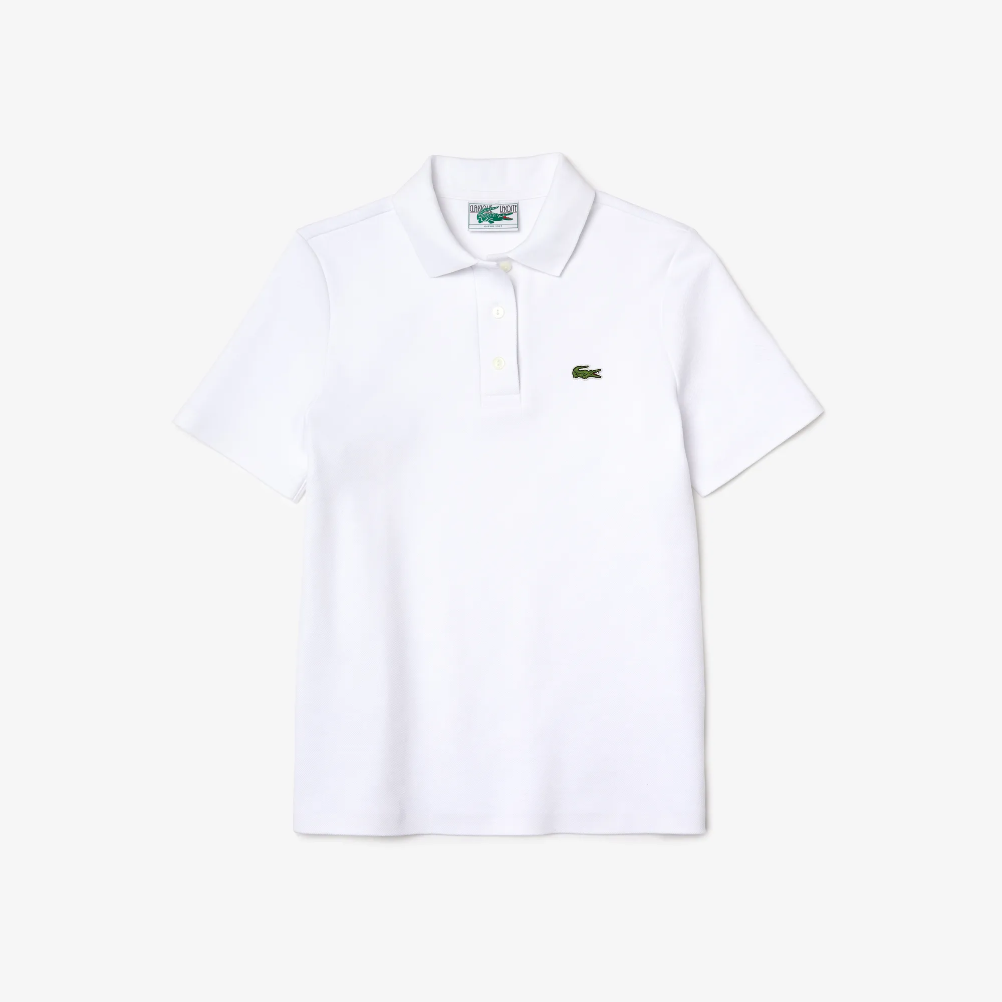 Áo Polo Lacoste Nữ Dáng Suông Chất Liệu Cotton Petit Piqué Mềm