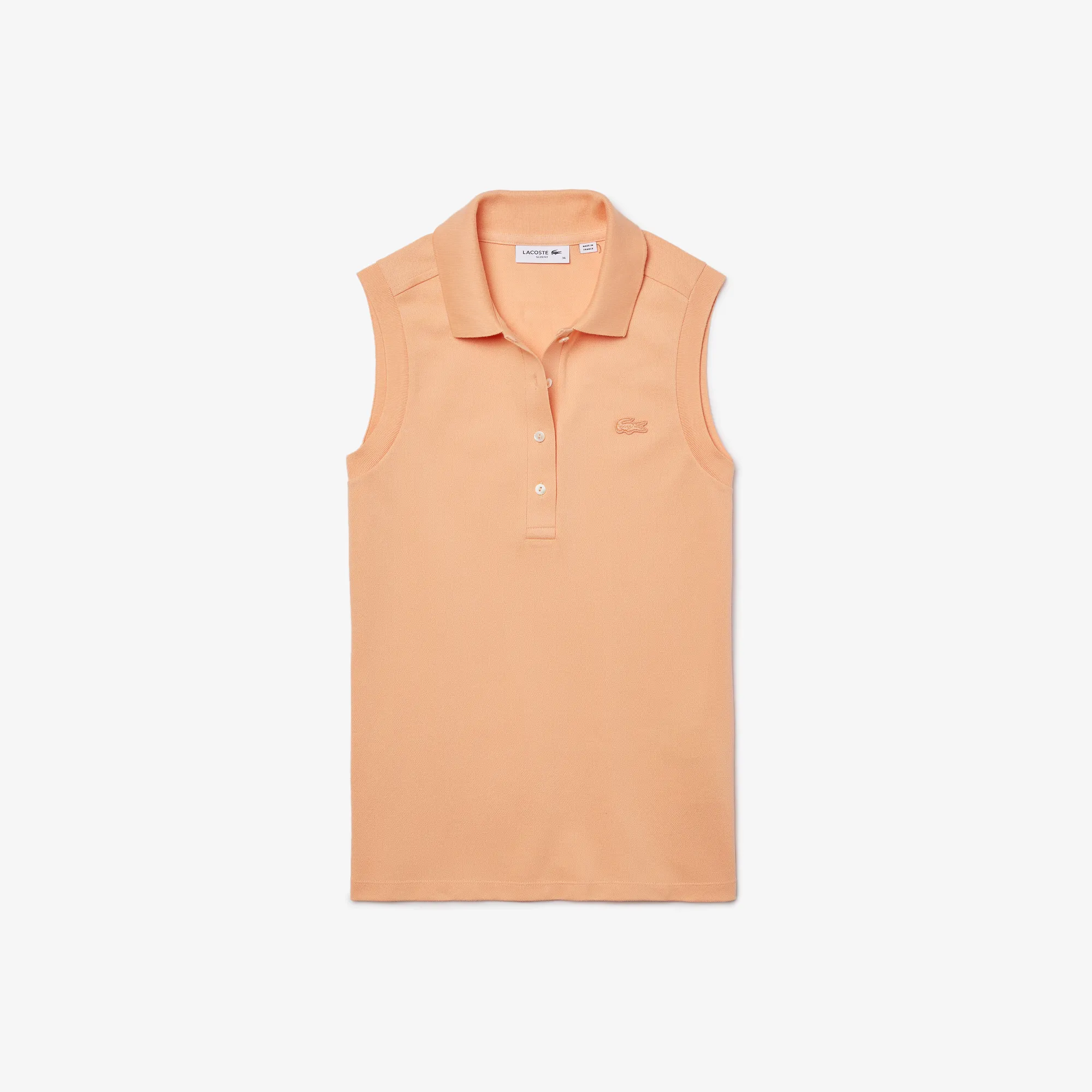 Women’s Lacoste Slim fit Sleeveless Cotton Piqué Polo Shirt