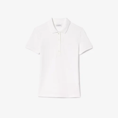 Polo Shirt LACOSTE Woman color White