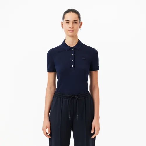 Women’s Lacoste Slim fit Stretch Cotton Piqué Polo Shirt