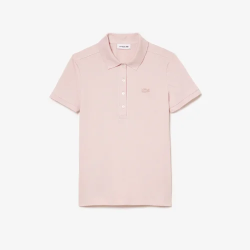 Áo Polo Lacoste Nữ Ôm Dáng Chất Liệu Cotton Piqué Co Giãn