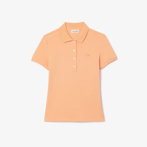 Áo Polo Lacoste Nữ Ôm Dáng Chất Liệu Cotton Piqué Co Giãn