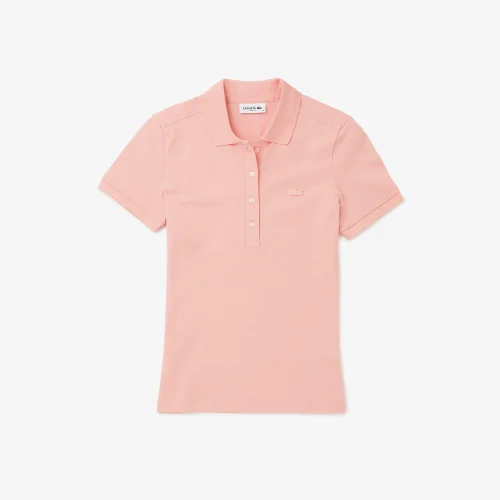 Áo Polo Lacoste Nữ Ôm Dáng Chất Liệu Cotton Piqué Co Giãn