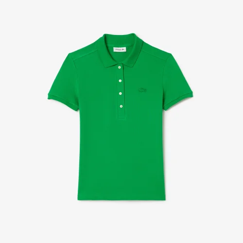 Áo Polo Lacoste Nữ Ôm Dáng Chất Liệu Cotton Piqué Co Giãn