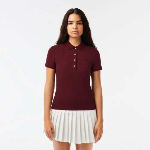 Women’s Lacoste Slim fit Stretch Cotton Piqué Polo Shirt