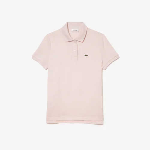 Women’s Lacoste Regular Fit Striped Organic Cotton Polo Shirt