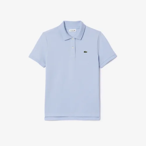 Women’s Lacoste Regular Fit Striped Organic Cotton Polo Shirt