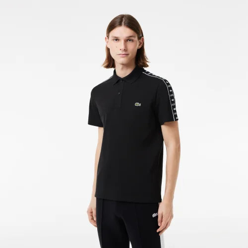 Regular Fit Logo Stripe Polo Shirt - Black • 031