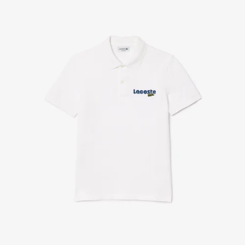 Lacoste Logo Stripe Stretch Polo Shirt