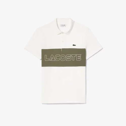 Slim Fit Lacoste Monogram Jacquard Polo Shirt