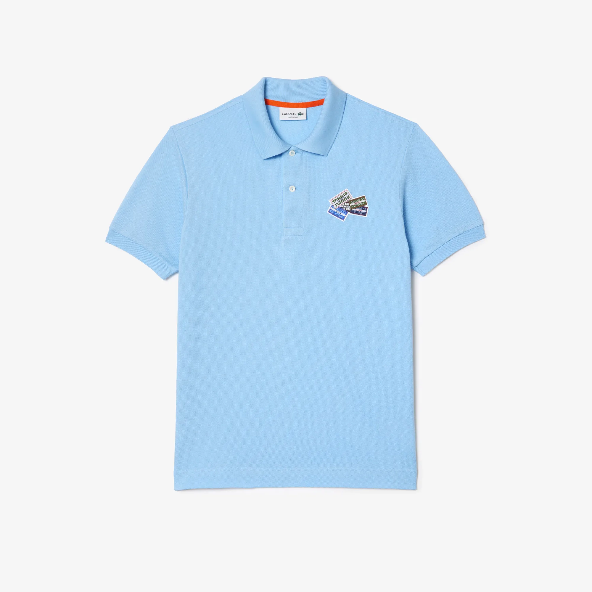 Áo Polo Lacoste Nam L.12.12 Chất Liệu Cotton Piqué Có Chi Tiết Huy Hiệu