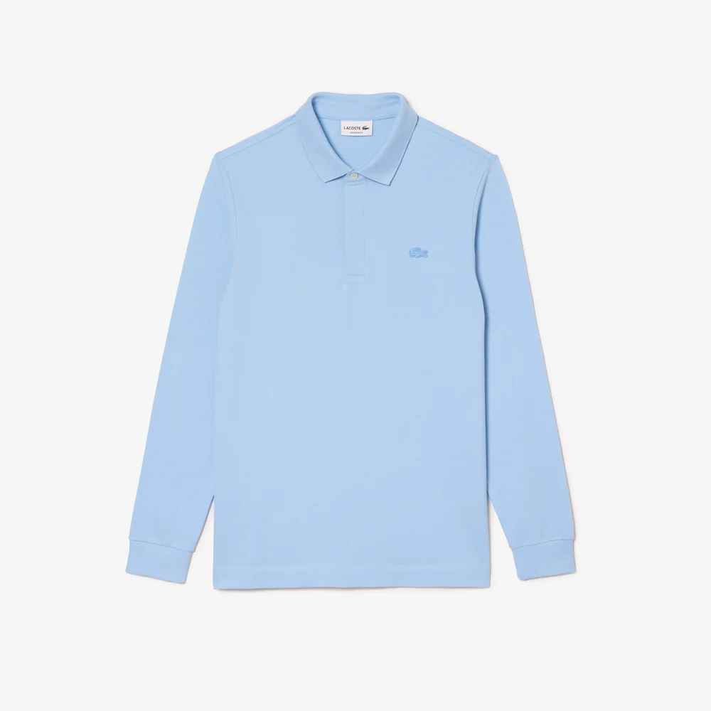 Áo Polo Lacoste Nam Smart Paris Dài Tay Chất Liệu Cotton Co Giãn