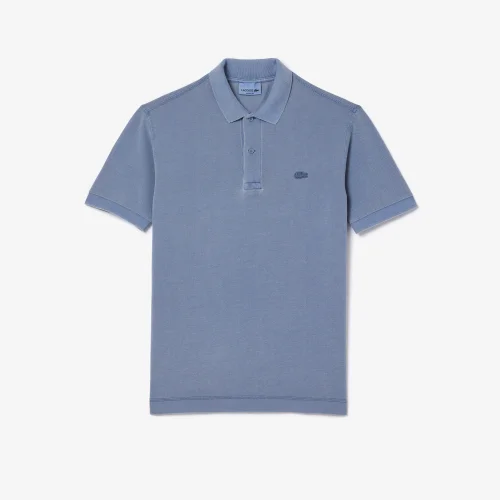 Áo Polo Lacoste Unisex Dáng Cổ Điển Chất Liệu Cotton Piqué