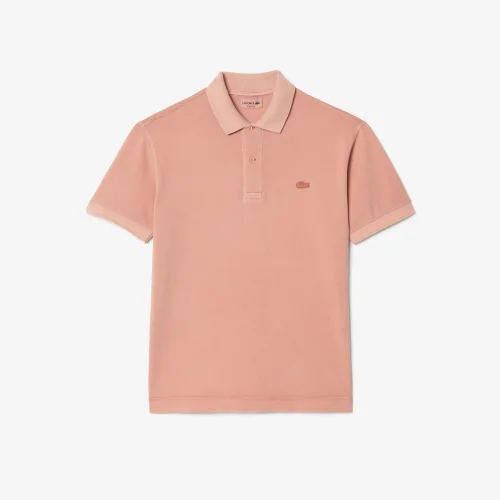 Áo Polo Lacoste Unisex Dáng Cổ Điển Chất Liệu Cotton Piqué