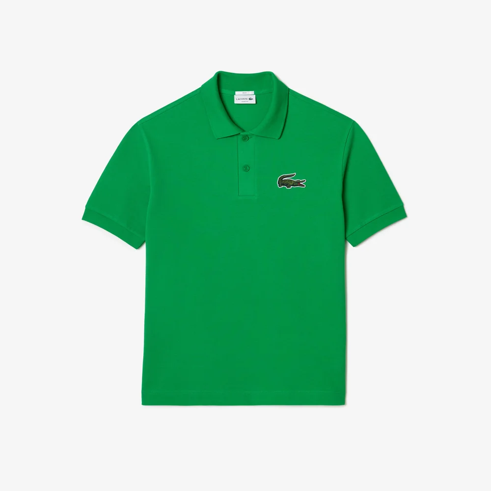 Áo Polo Lacoste Unisex L.12.12 Nguyên Bản Dáng Rộng Họa Tiết Cá Sấu Thập Niên 80