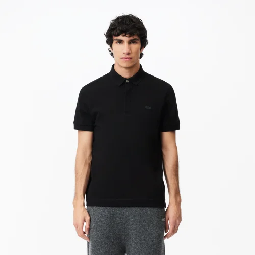 Slim Fit Lacoste Monogram Jacquard Polo Shirt