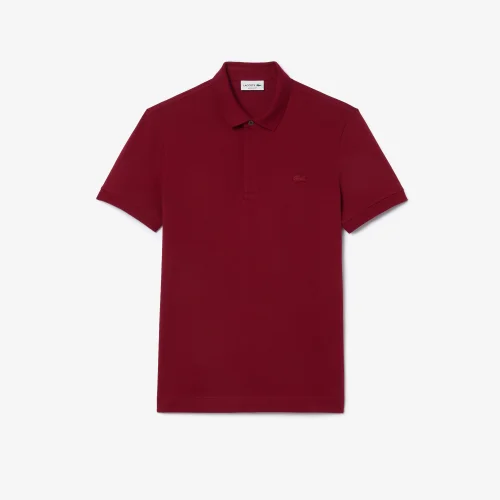 Áo Sơ Mi Lacoste Nam In Mặt Sau Chất Liệu Cotton Twill