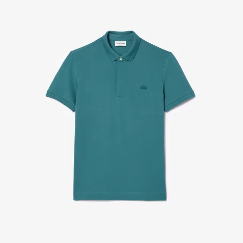 Áo Polo Lacoste Nam Smart Paris Cổ Phối Màu