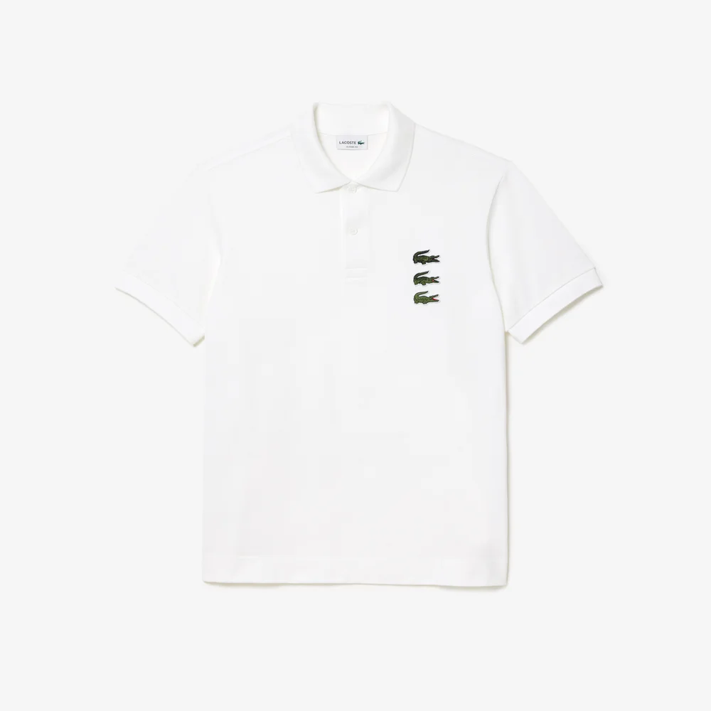 Áo Polo Lacoste Nam L.12.12 Original Với Ba Logo Cá Sấu