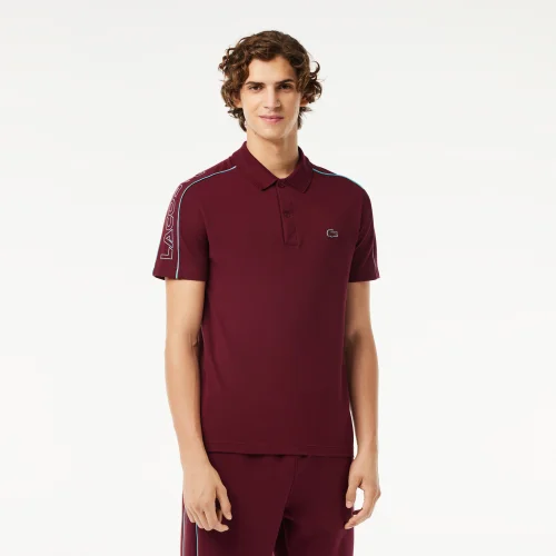 Áo Polo Lacoste Nam Cổ Jacquard Chất Liệu Piqué Siêu Nhẹ