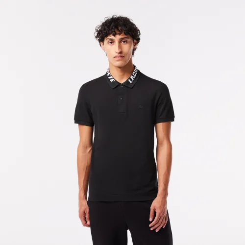 Ultralight Piqué Jacquard Collar Polo Shirt