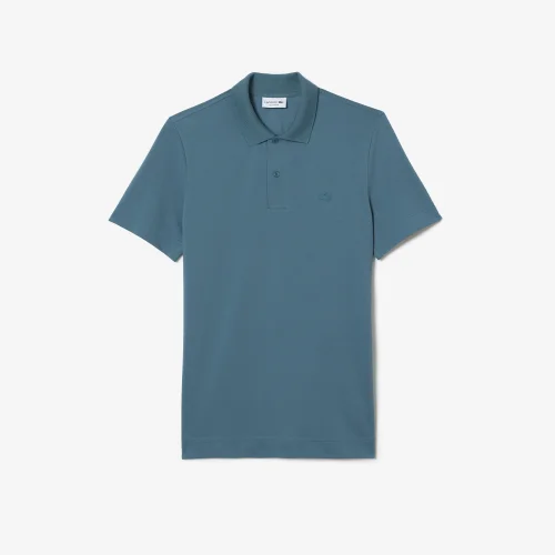 Áo Polo Lacoste Nam Smart Paris Viền Chất Liệu Cotton Đường Viền Tương Phản