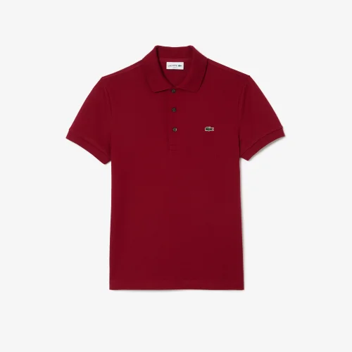 Slim Fit Stretch Piqué Polo Shirt - Bordeaux • 476