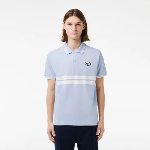 Original L.12.12 Badge Polo Shirt - Blue • WB5
