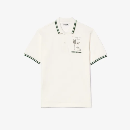 Original L.12.12 Embroidered Patent Cotton Polo Shirt