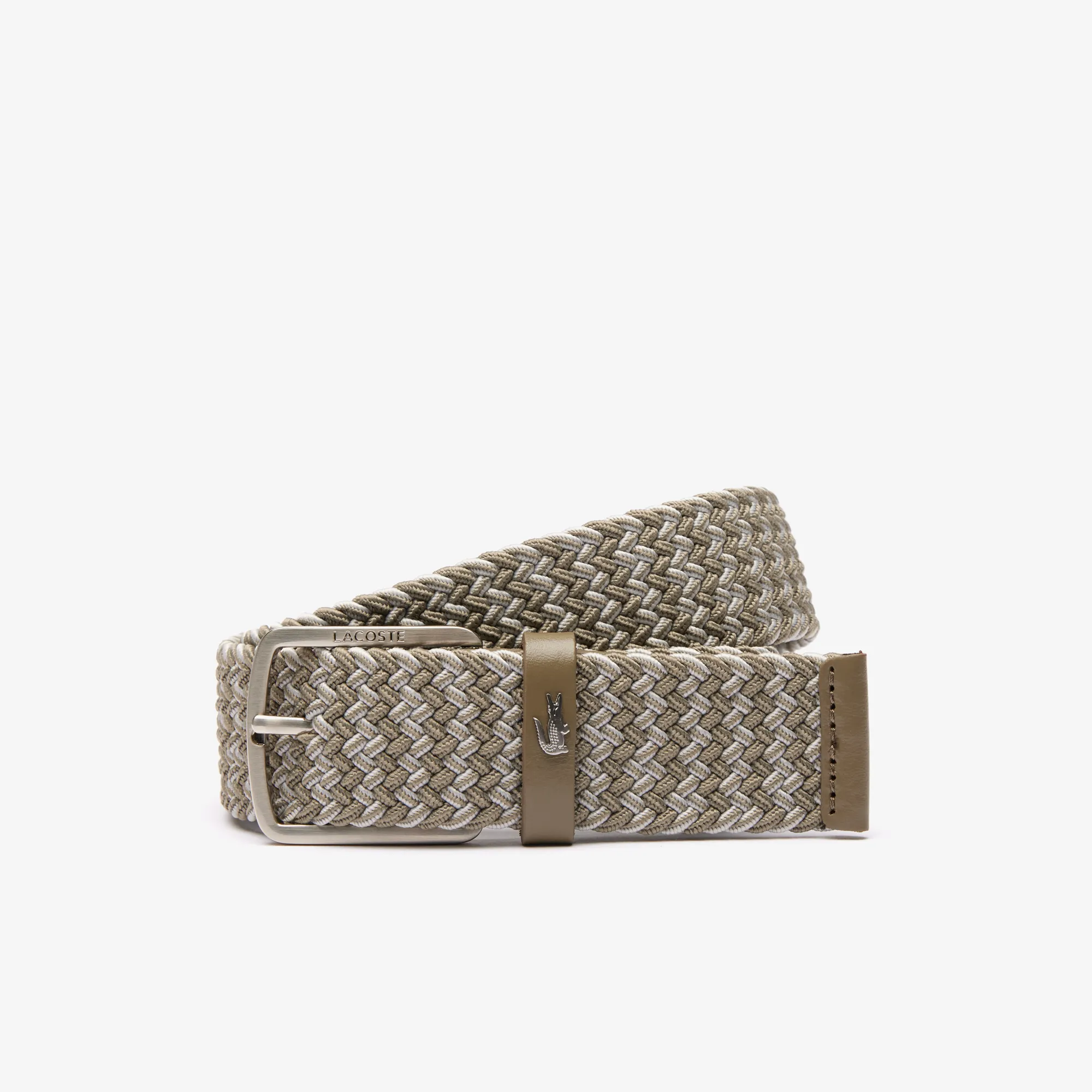 Stretch Knit Crocodile Belt