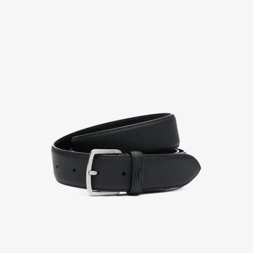 Piqué Effect Canvas Belt