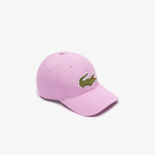 Unisex Lacoste Adjustable Organic Cotton Twill Cap