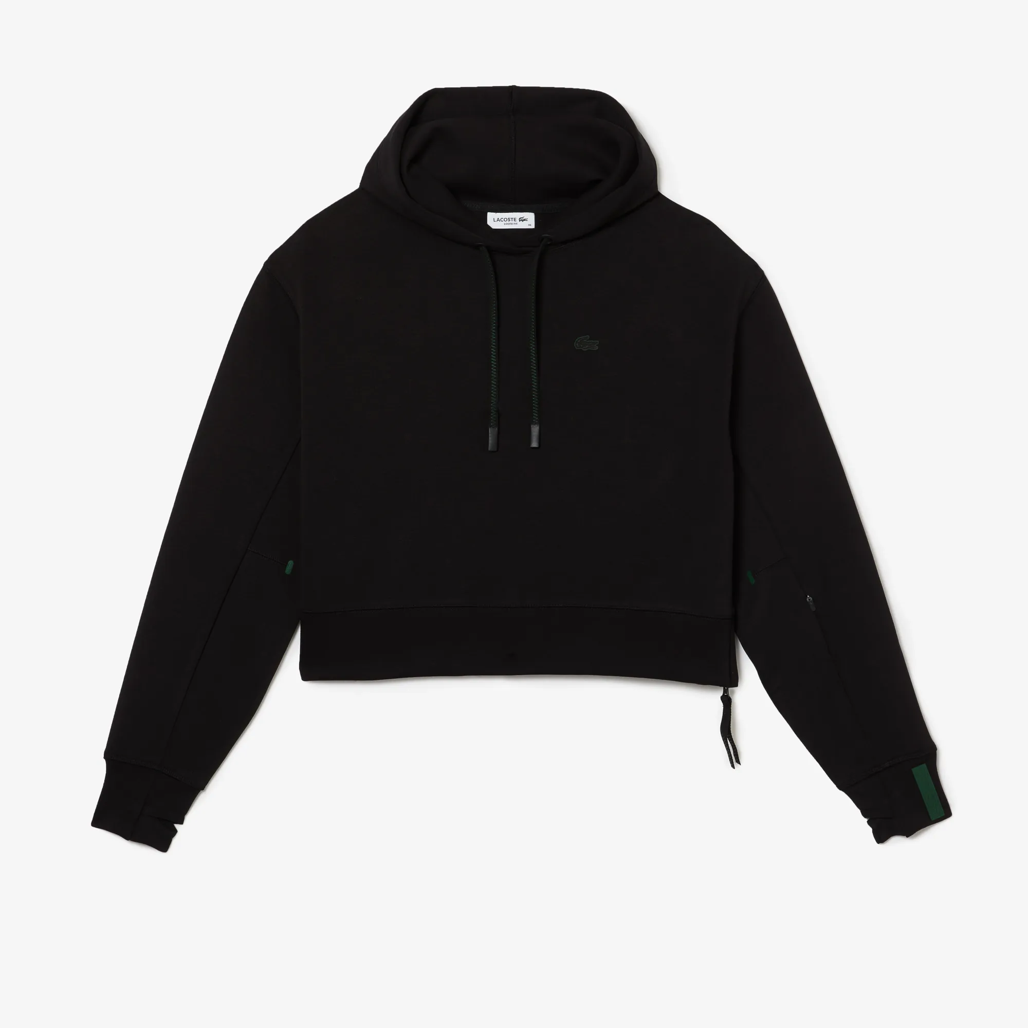 Áo Hoodie Lacoste Nữ Dáng Rộng Chất Liệu Cotton Blend