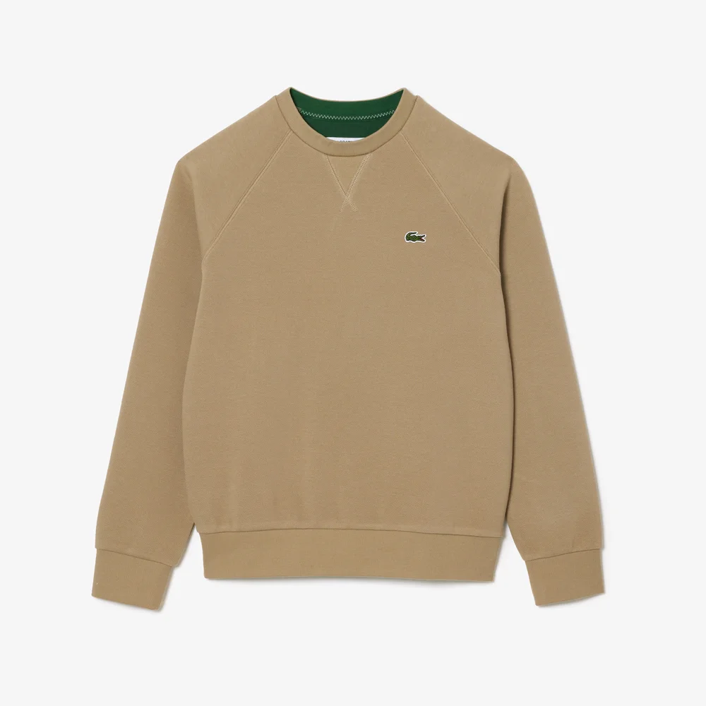 Ví Lacoste Unisex Chantaco Cỡ Lớn Có Khoá Kéo Chất Liệu Da Piqué