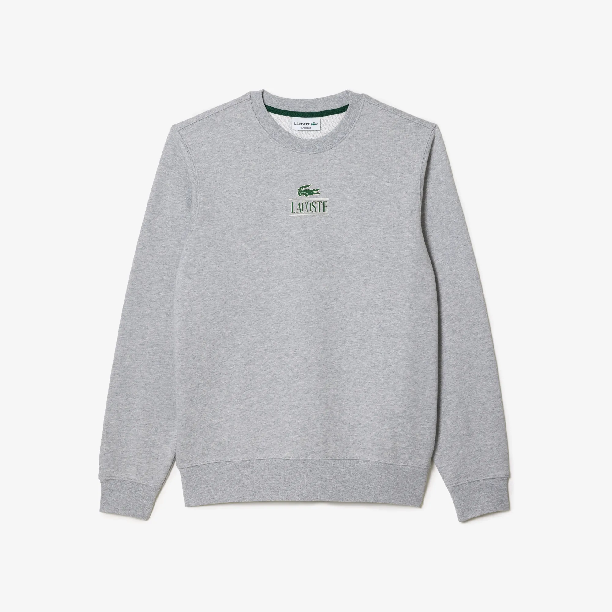 Áo Nỉ Lacoste Signature Unisex Họa Tiết In