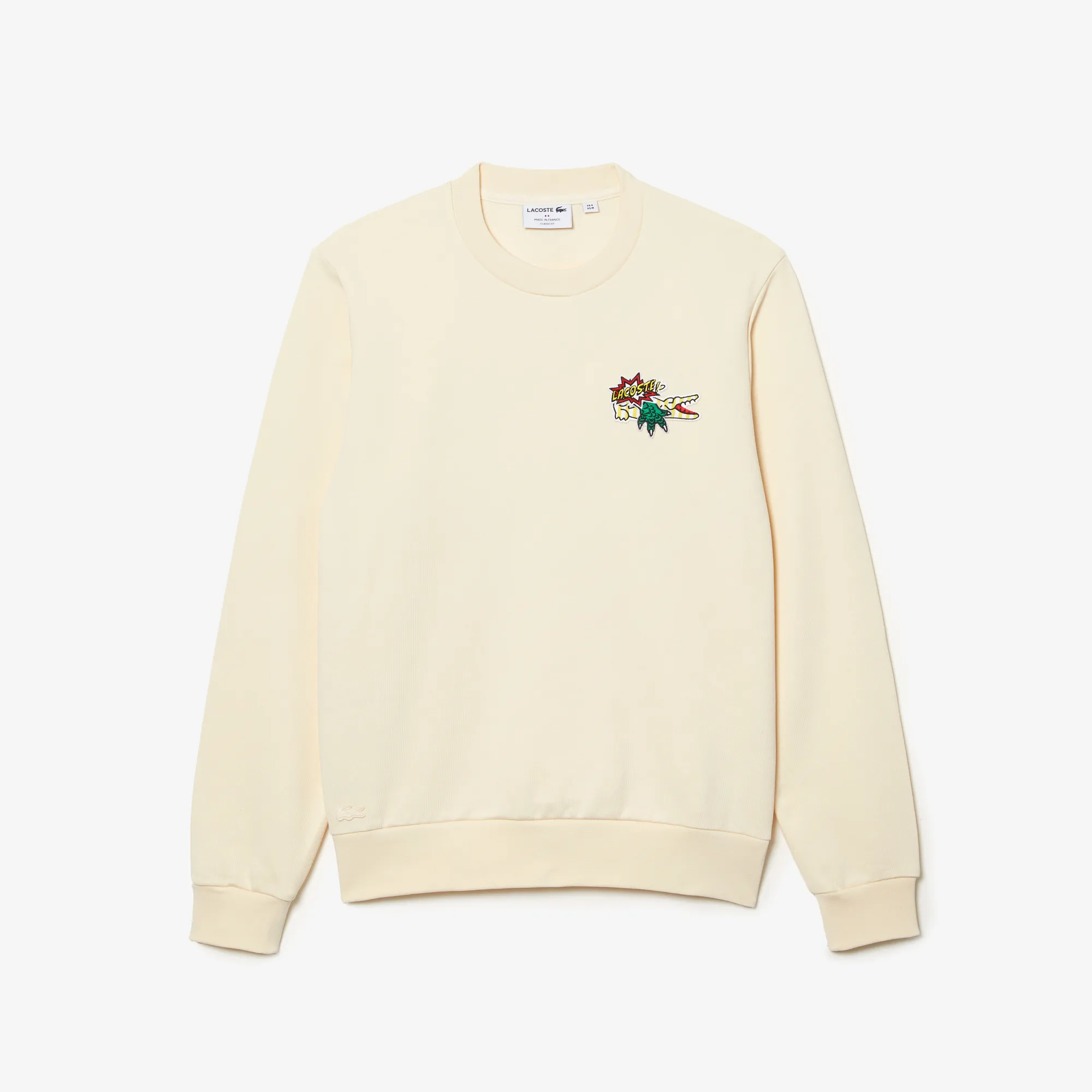 Áo Nỉ Lacoste Nam Holiday Badge Chất Liệu Organic Cotton