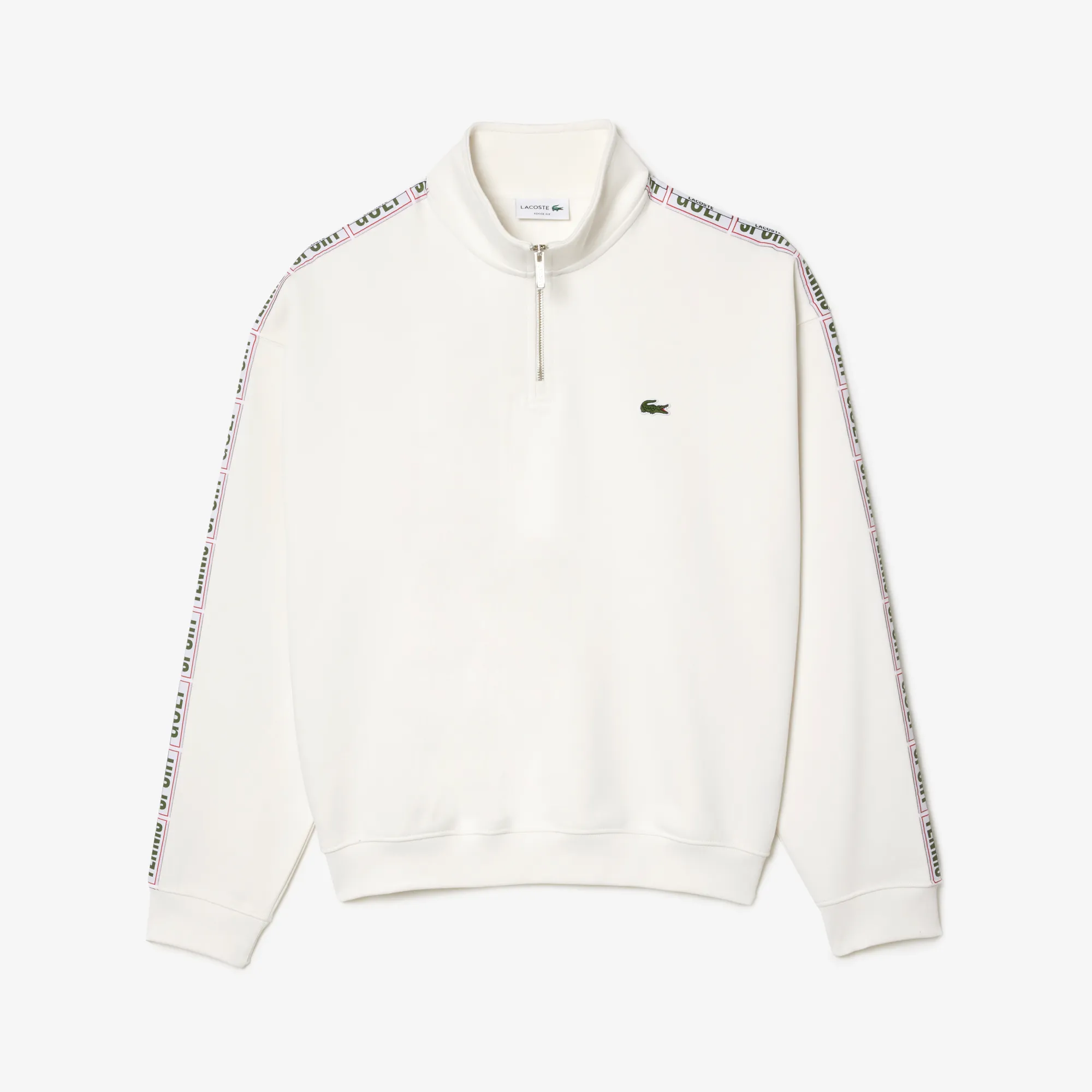 Loose Fit Two Tone Logo Stripe Sweatshirt