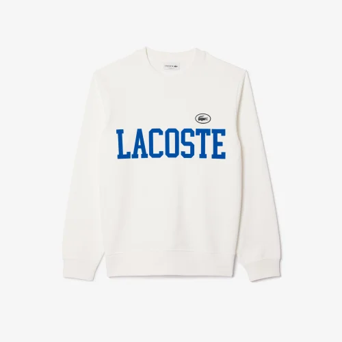 Áo Nỉ Lacoste Nam Paris Có Khóa Kéo Chất Liệu Jacquard Họa Tiết Monogram