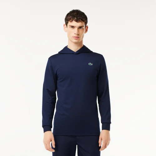 Áo Nỉ Lacoste Signature Unisex Họa Tiết In