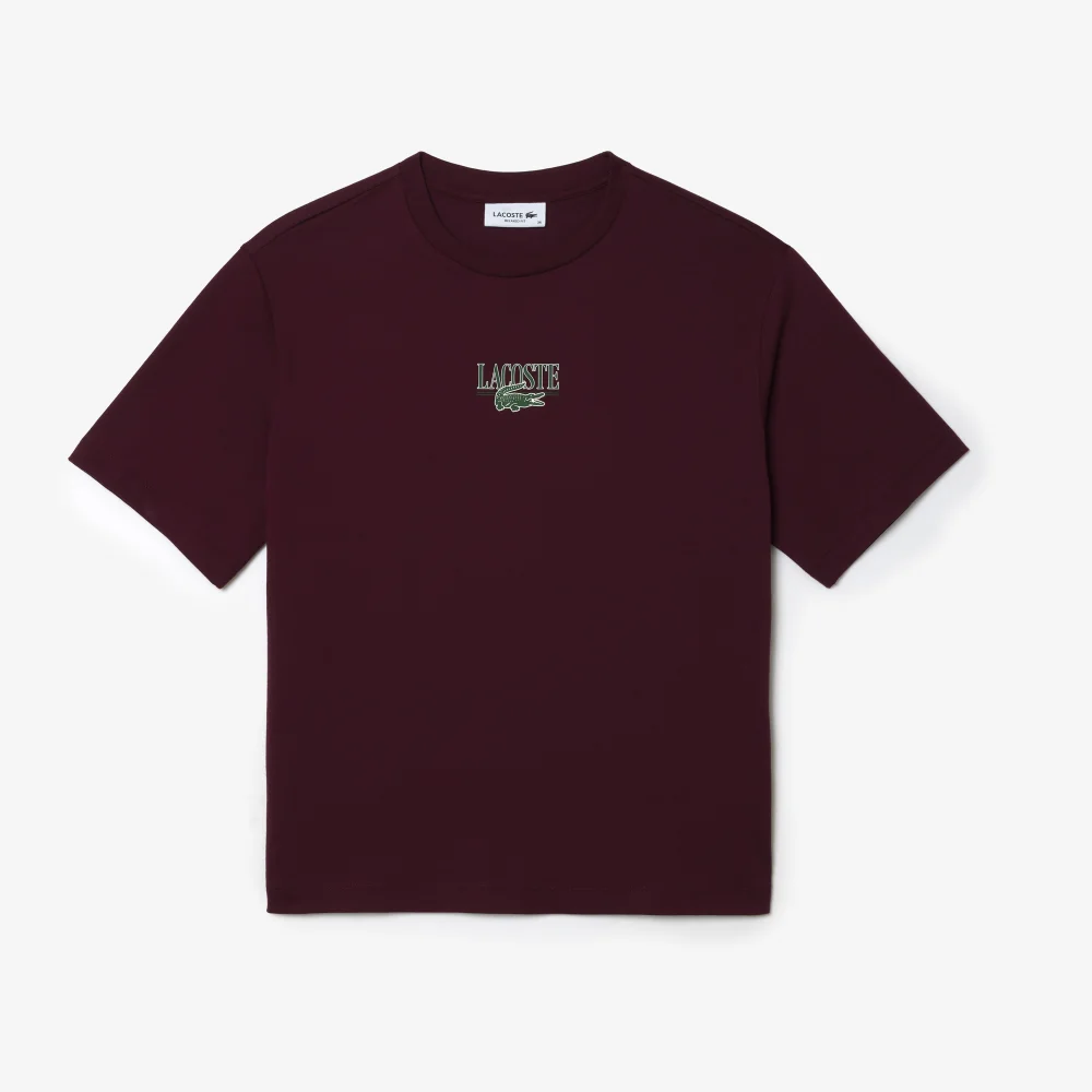 Lacoste Print Cotton Jersey T-shirt