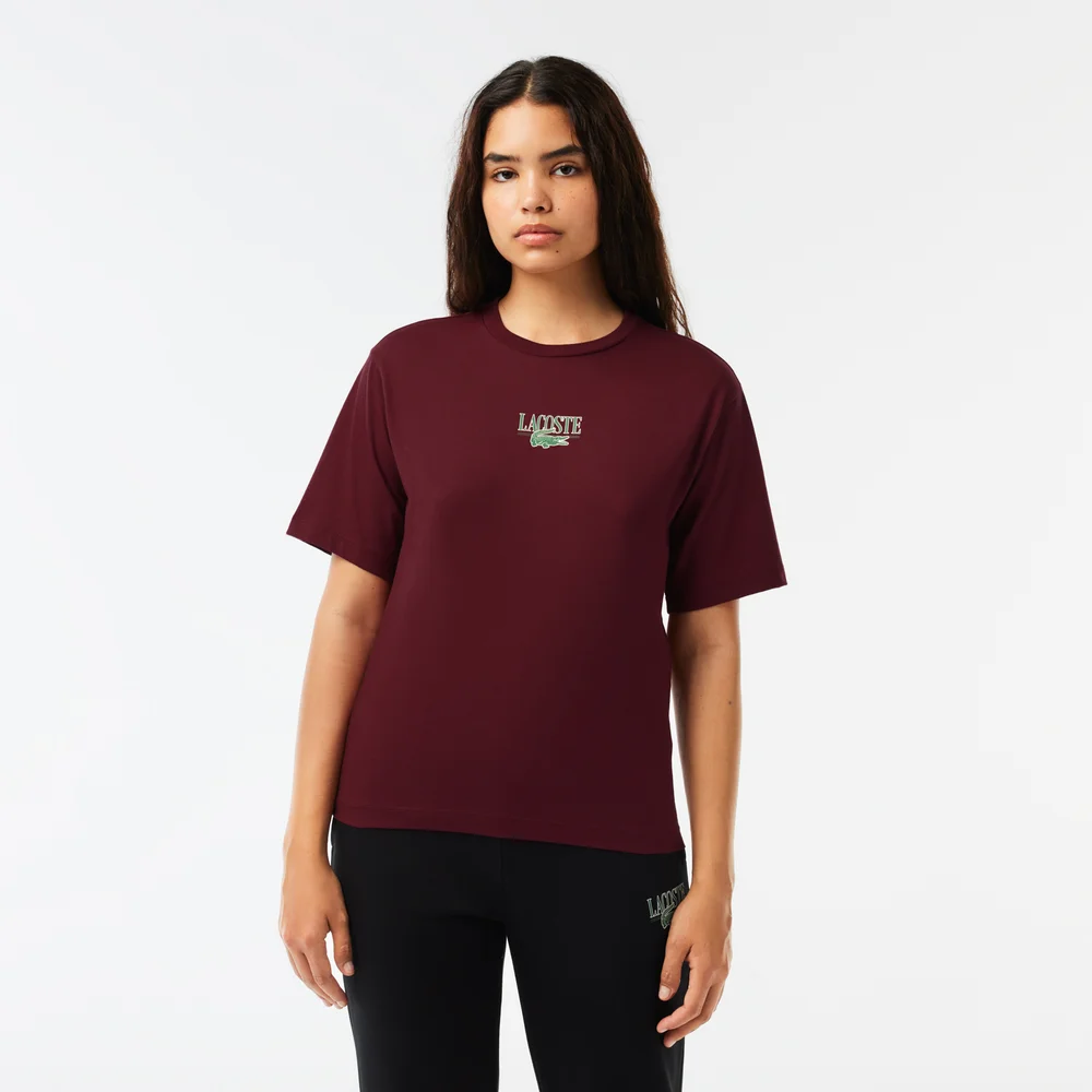 Lacoste Print Cotton Jersey T-shirt