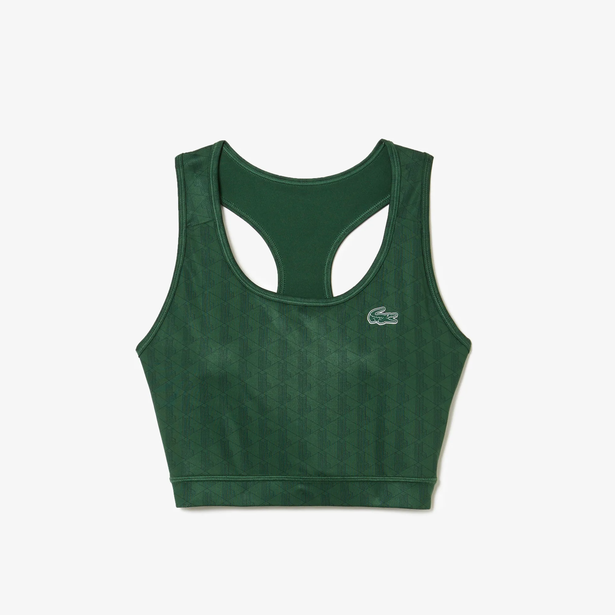 Áo Bra Thể Thao Lacoste Nữ Chất Liệu Polyester Tái Chế Hoạ Tiết Color Block