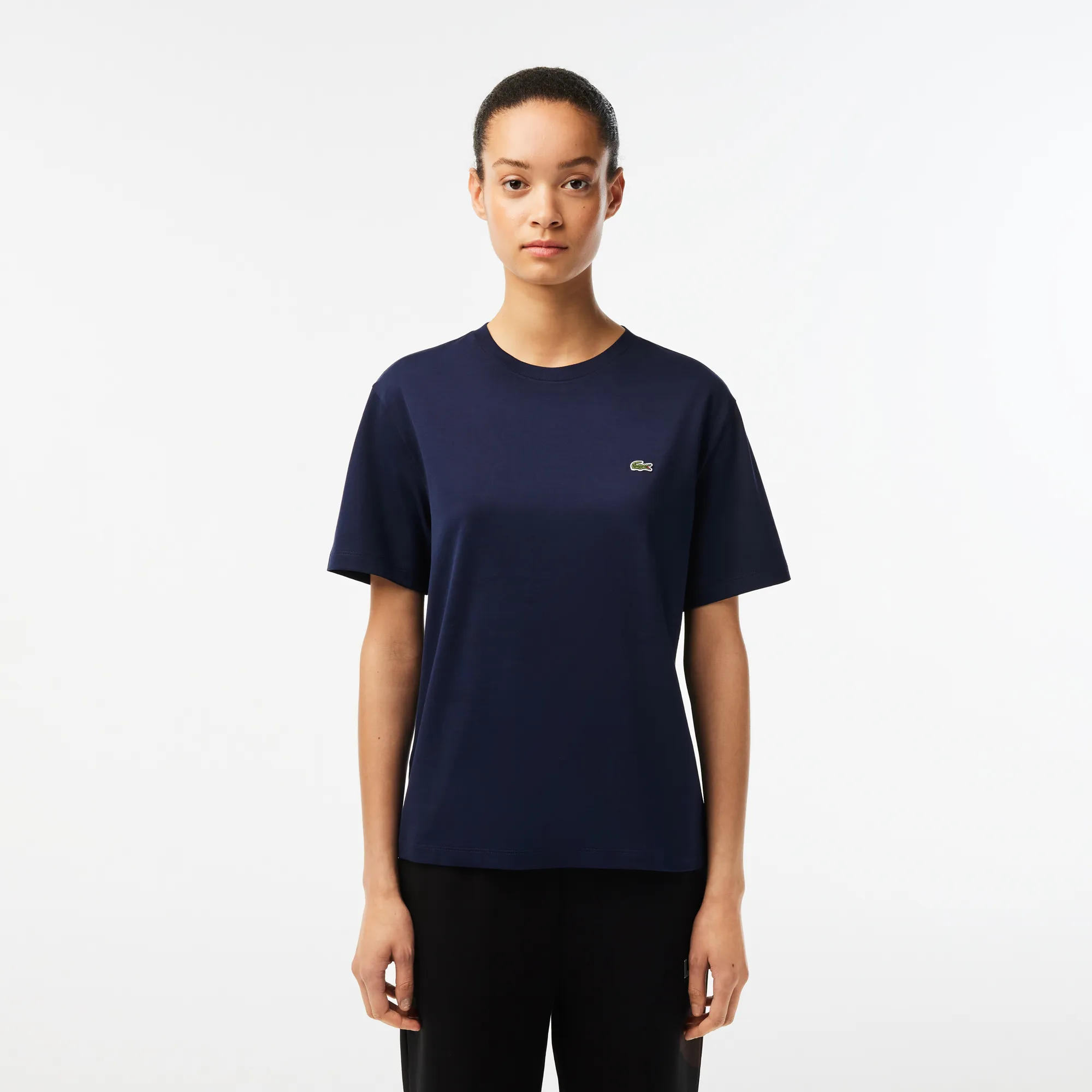 Quần Ngắn Lacoste Signature Unisex Họa Tiết In