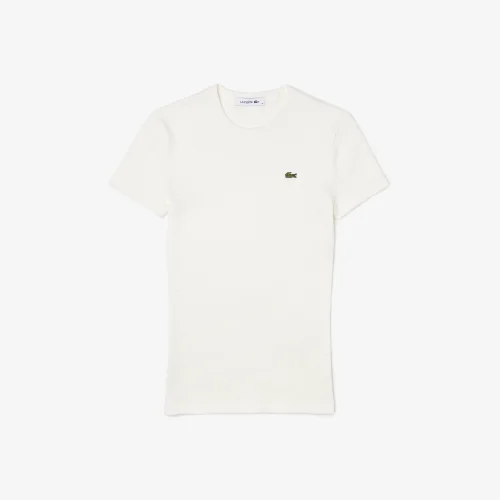 Áo Thun Lacoste Unisex Màu Nhuộm Tự Nhiên Chất Liệu Jersey