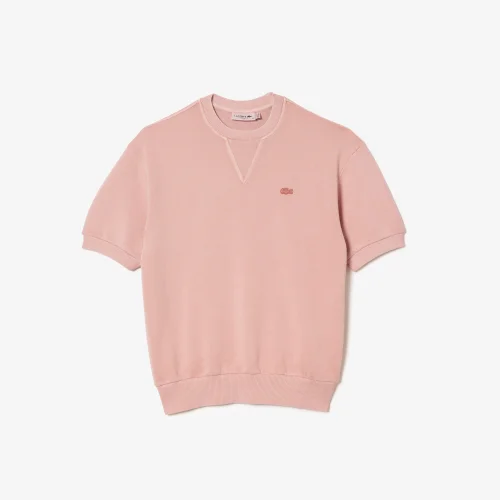 Áo Thun Lacoste Nữ Cổ Tròn Chất Liệu Cotton Blend