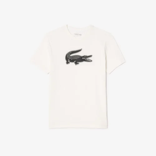 Men's Lacoste SPORT 3D Print Crocodile Breathable Jersey T-shirt