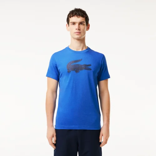 Men’s Lacoste SPORT 3D Print Crocodile Breathable Jersey T-shirt