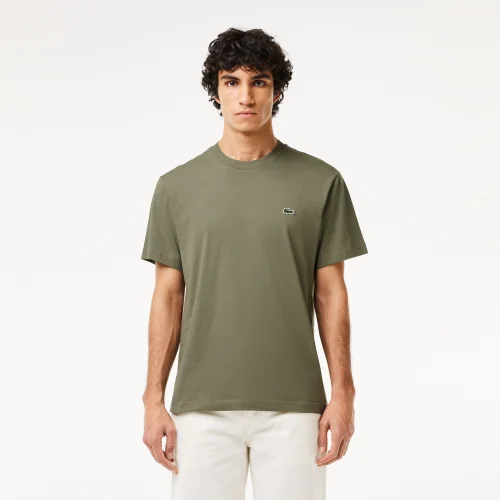 Áo Sơ Mi Lacoste Nữ Oversize Tay Ngắn Họa Tiết In